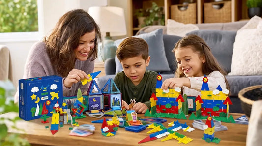 Screen-Free Play with MagFlake Magnetic Tiles: Creative Ideas for Kids