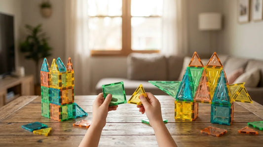32-Piece vs 100-Piece Magnetic Tiles: How Much Building Space Do You Need?