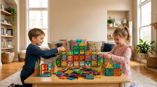 Choosing a Magnetic Tile Set for Two Children to Share