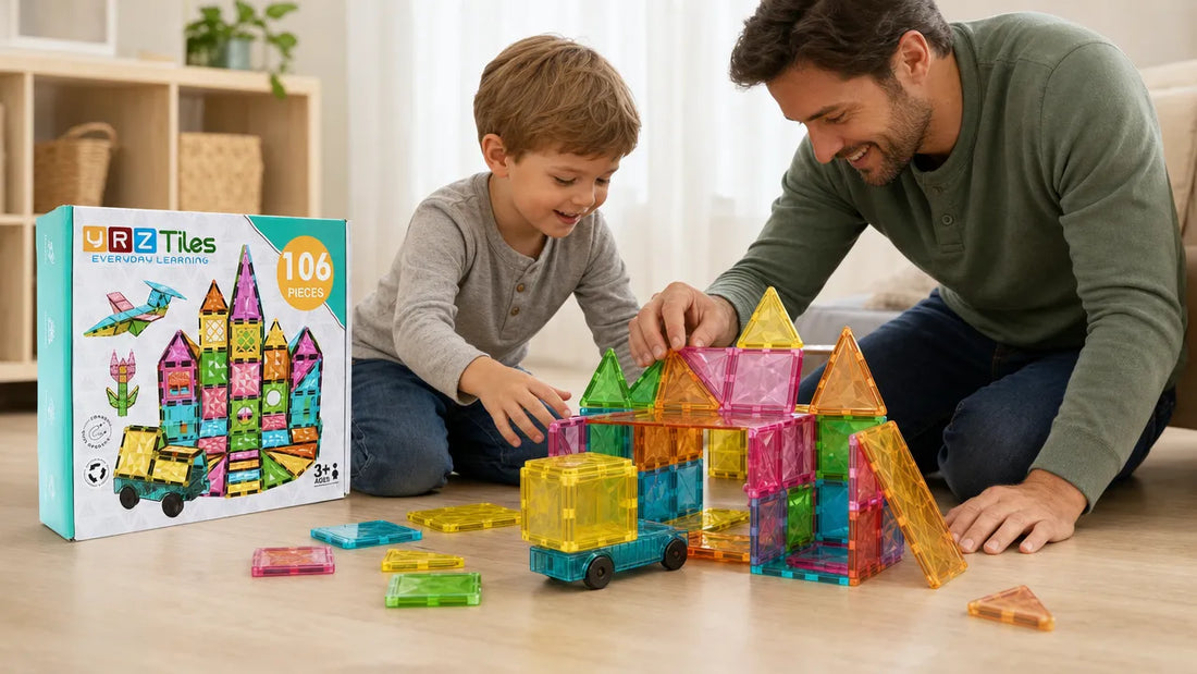 Build a Magnetic Tile Garage That Fits the YRZtiles Chassis